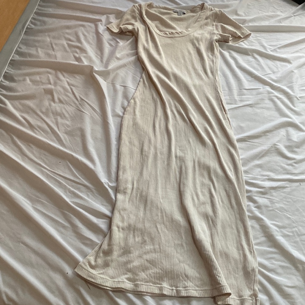 James Perse cap sleeve dress in cream